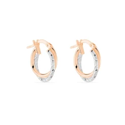 Créoles Maelia Or Bicolore