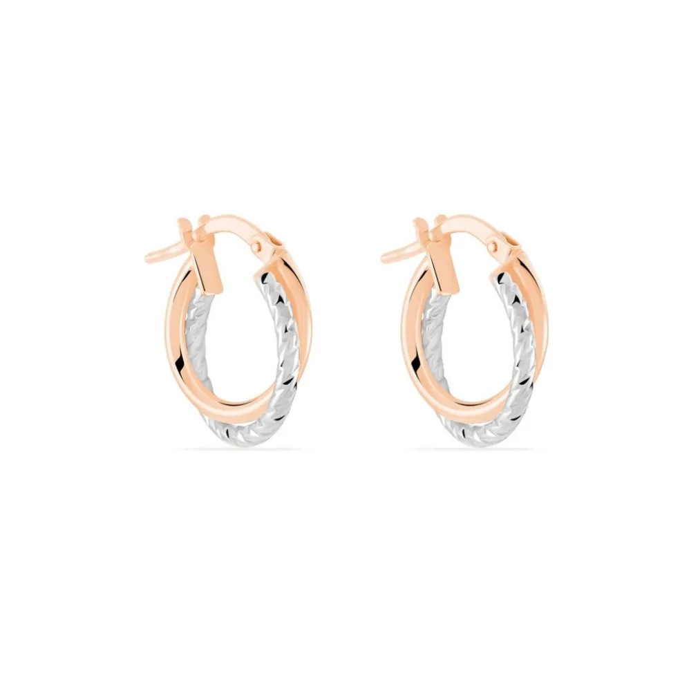 Créoles Maelia Or Bicolore