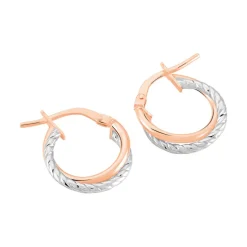 Créoles Maelia Or Bicolore