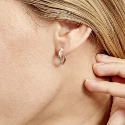 Créoles Maelia Or Bicolore