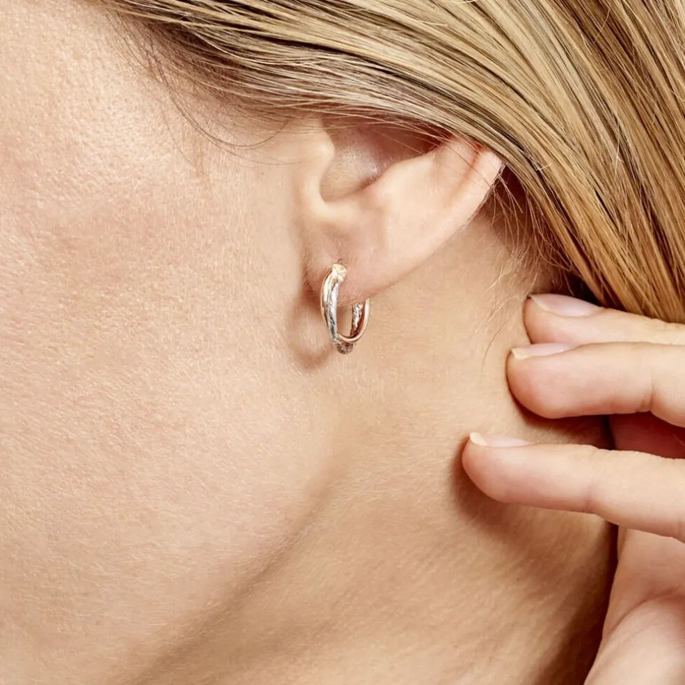 Créoles Maelia Or Bicolore