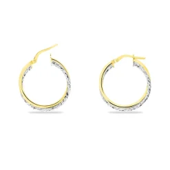 Créoles Maelia Or Bicolore