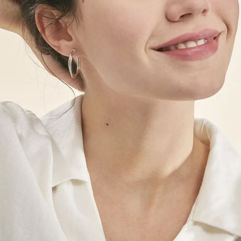 Créoles Maelia Or Bicolore