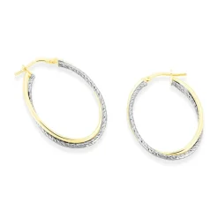 Créoles Maelia Or Bicolore