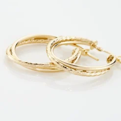 Créoles Maelia Or Jaune