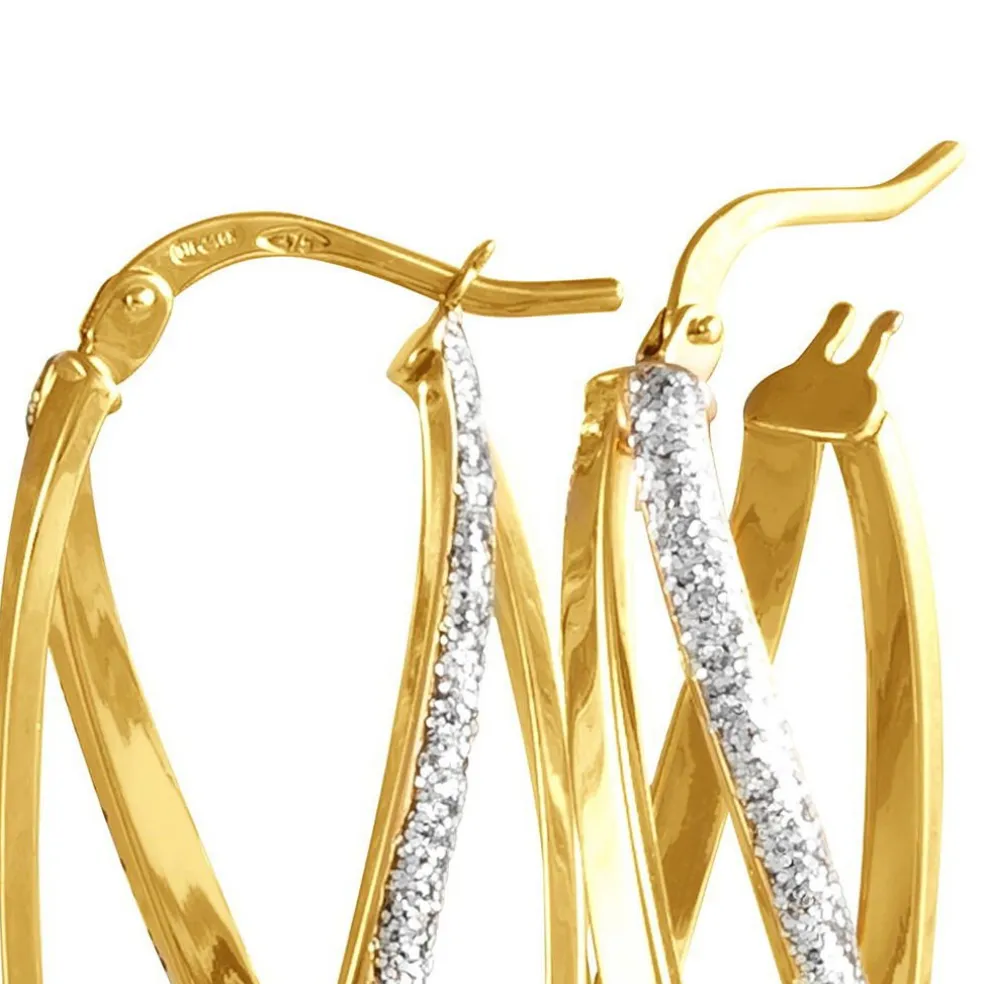 Créoles Merilyn Or Bicolore