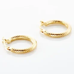 Créoles Merraine Or Jaune