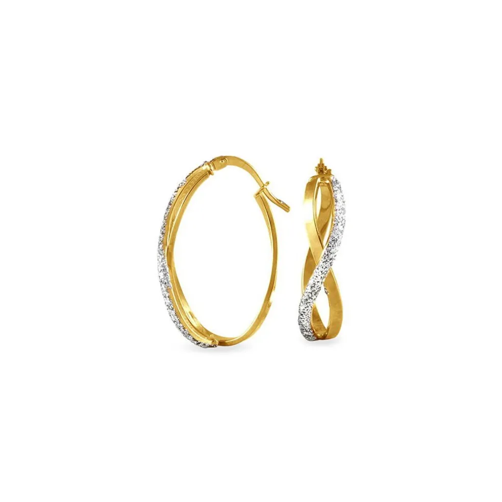 Créoles Micha Or Bicolore