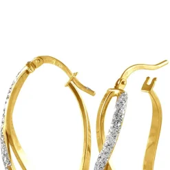 Créoles Micha Or Bicolore