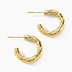 Créoles Mona Acier Jaune