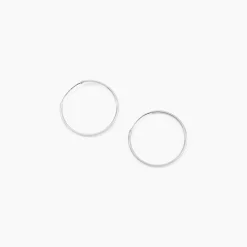 Créoles Muses Flexibles Or Blanc