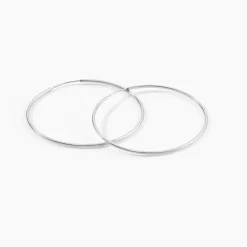 Créoles Muses Flexibles Or Blanc