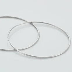 Créoles Muses Flexibles Or Blanc