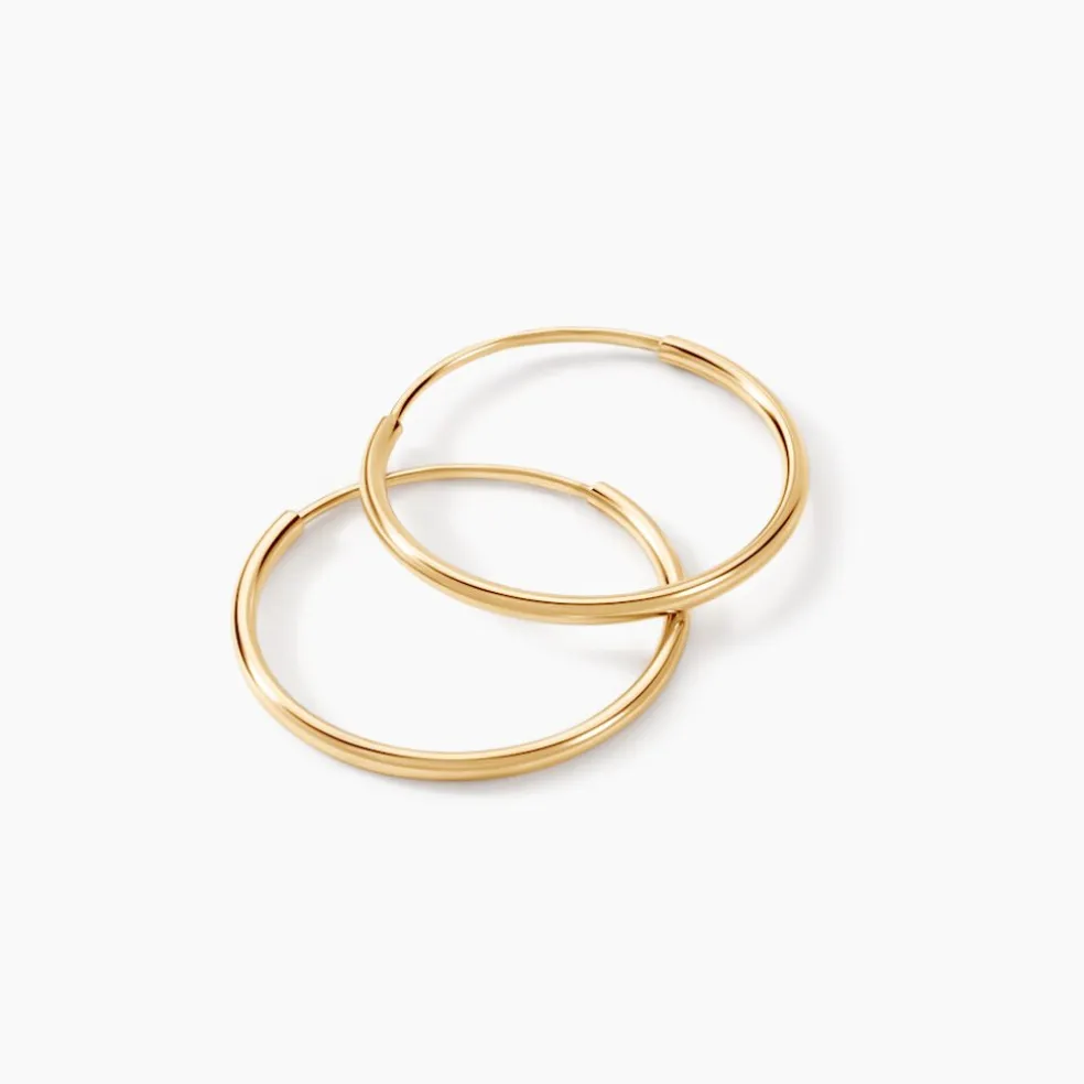 Créoles Muses Or Jaune