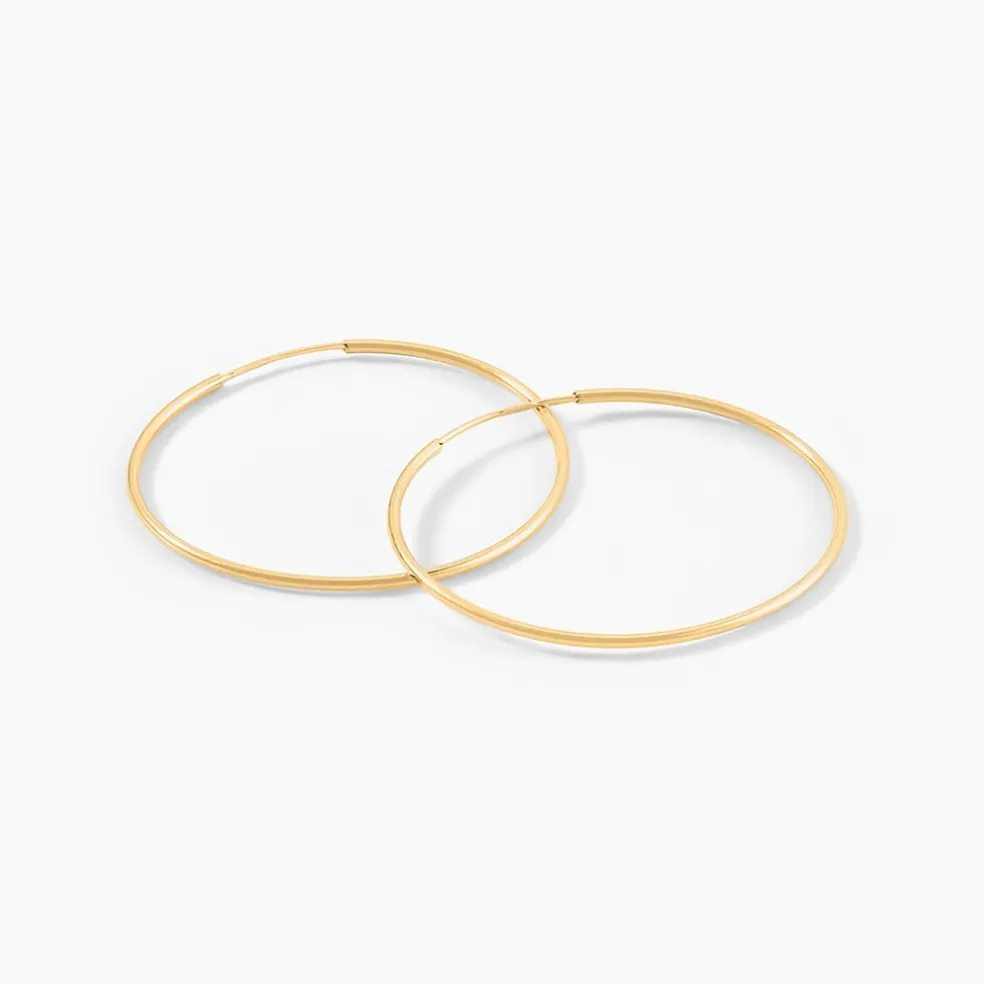 Créoles Muses Or Jaune