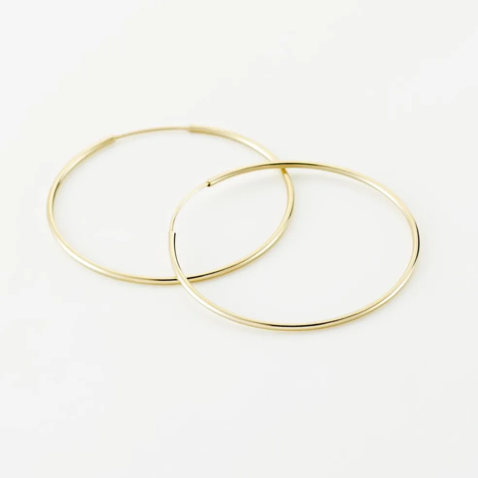 Créoles Muses Or Jaune