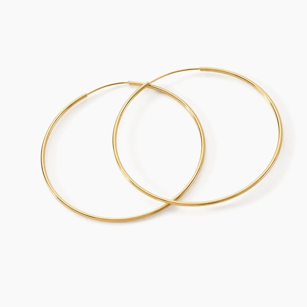 Créoles Muses Or Jaune