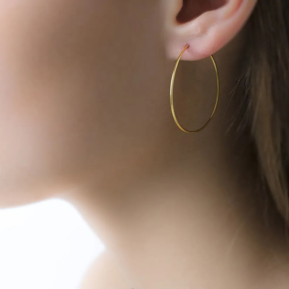 Créoles Muses Or Jaune