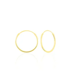 Créoles Muses Or Jaune