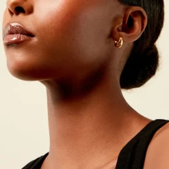 Créoles Nyssa Plaqué Or Jaune