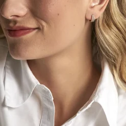 Créoles Oiva Or Jaune Oxyde De Zirconium