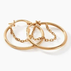 Créoles Omnia Plaqué Or Doré