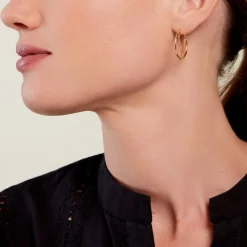 Créoles Omnia Plaqué Or Doré