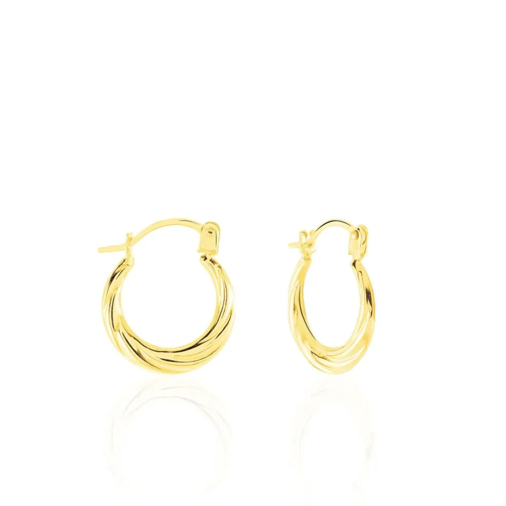 Créoles Or Jaune Anaitz