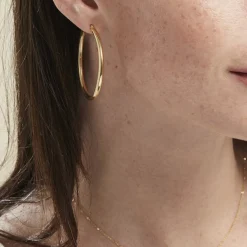 Créoles Or Jaune Rond