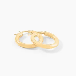 Créoles Or Jaune Rond