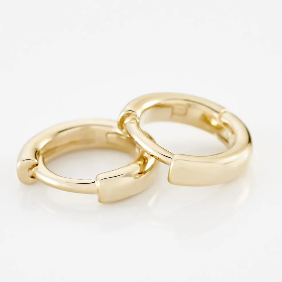 Créoles Plaqué Or Eva