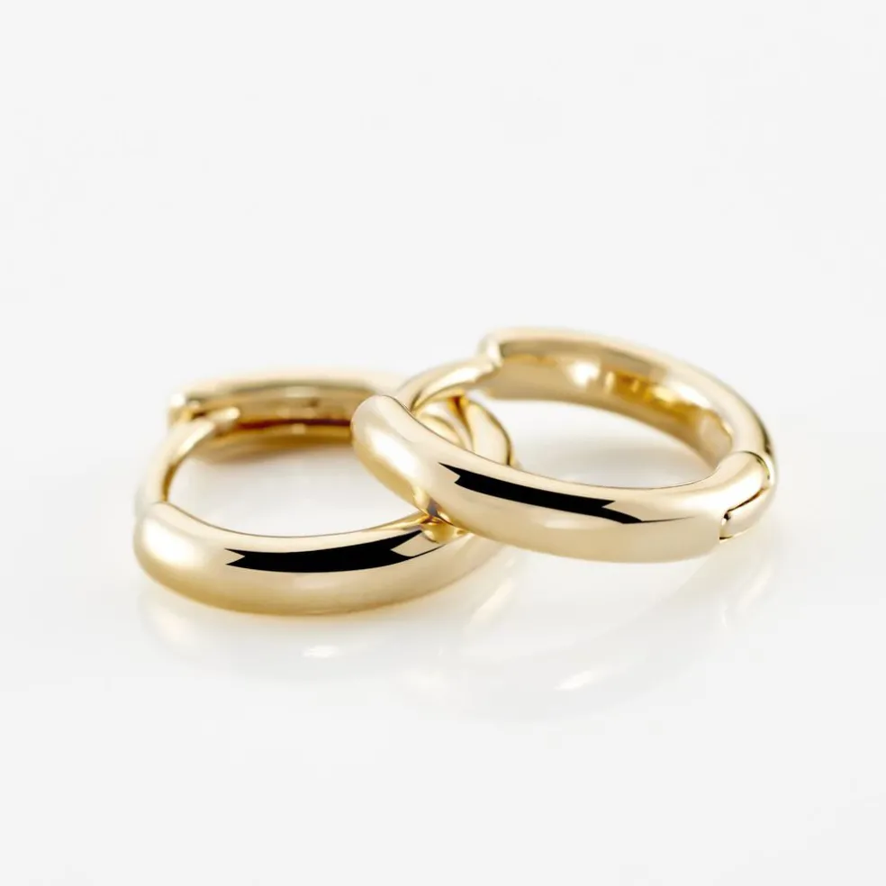 Créoles Plaqué Or Eva