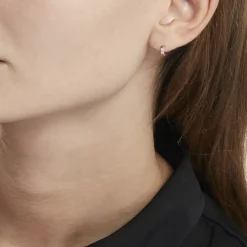 Créoles Plaqué Or Jaune Minny Oxydes De Zirconium