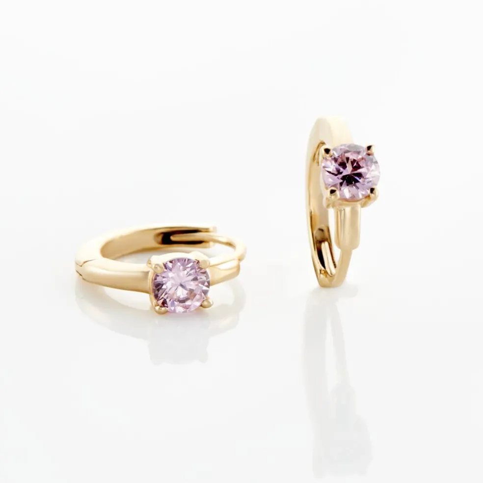 Créoles Plaqué Or Laurick Oxydes De Zirconium