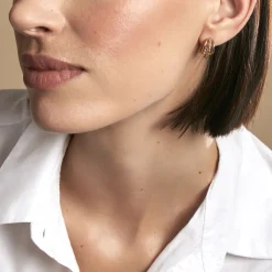 Créoles Preeti Plaqué Or Jaune