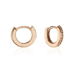 Créoles Rio Argent Blanc Oxyde De Zirconium