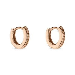 Créoles Rio Argent Blanc Oxyde De Zirconium