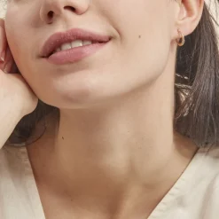 Créoles Rosaura Or Tricolore