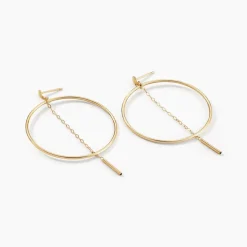 Créoles Roxana Cercles Ajourés Or Jaune