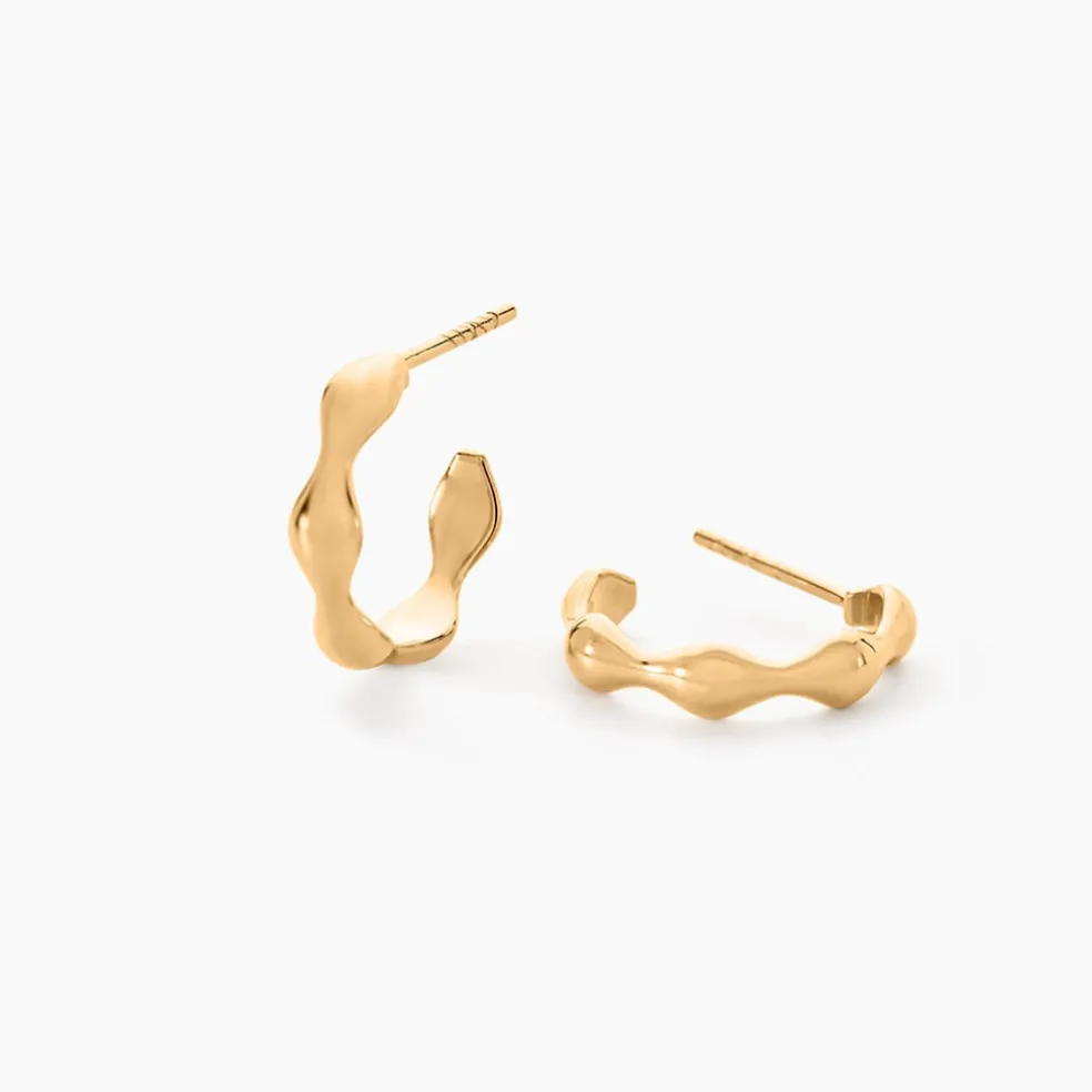 Créoles Sedonia Plaqué Or Jaune