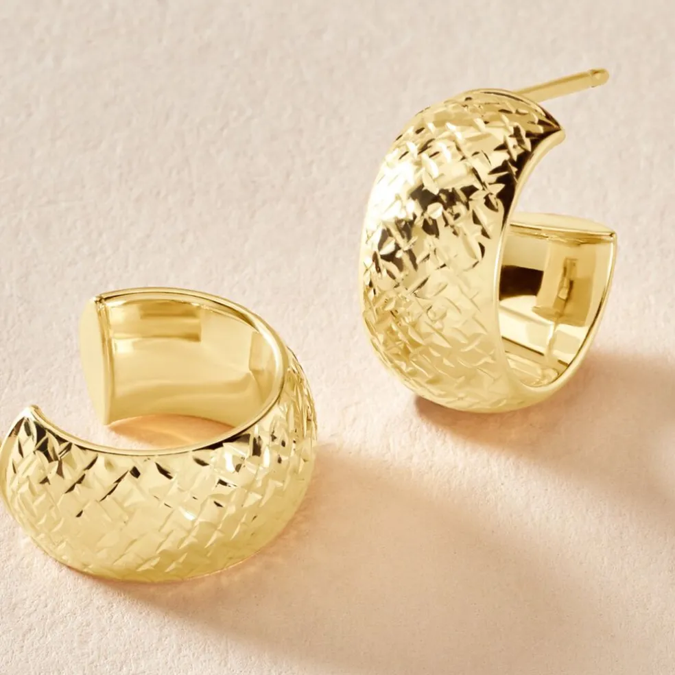 Créoles Shiny Or Jaune