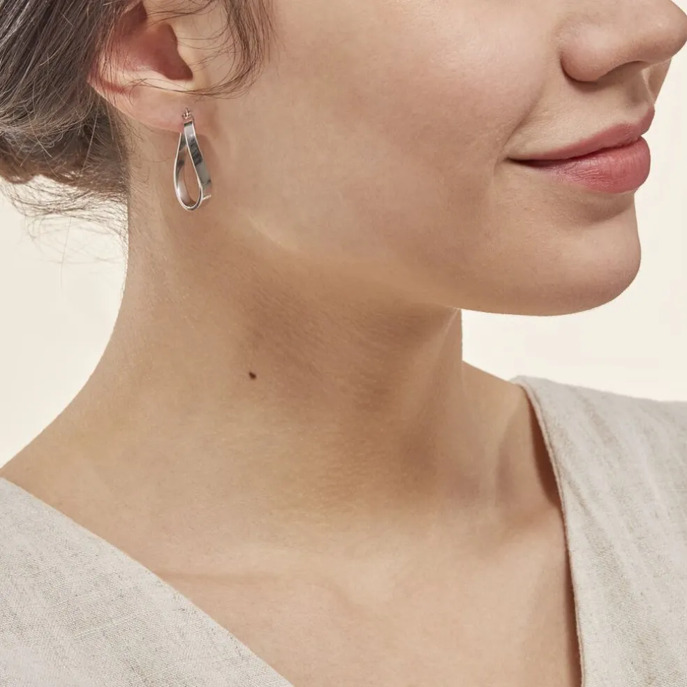 Créoles Silla Or Blanc