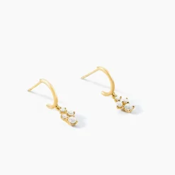 Créoles Sparkle Or Jaune Oxyde De Zirconium