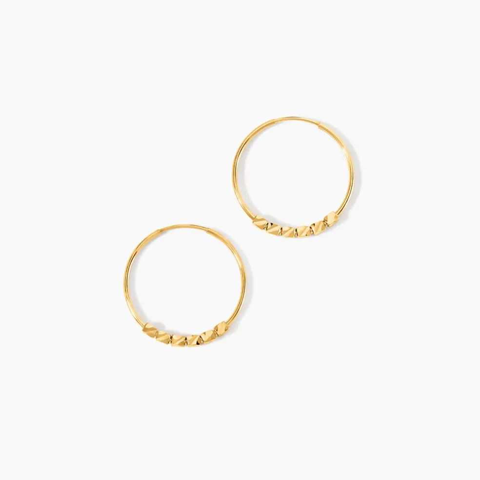 Créoles Spiro Or Jaune