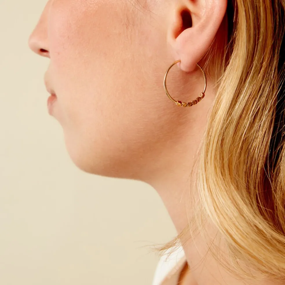 Créoles Spiro Or Jaune