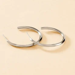 Créoles Tahaa Acier Blanc