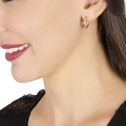 Créoles Tanya Or Tricolore