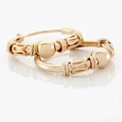 Créoles Tehanie Plaqué Or Jaune