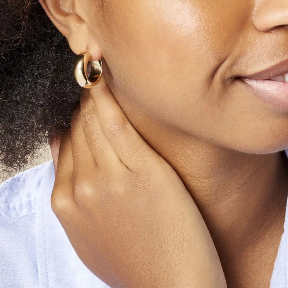 Créoles Telly Or Jaune