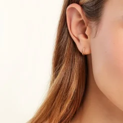 Créoles Tevye Or Jaune Oxyde De Zirconium